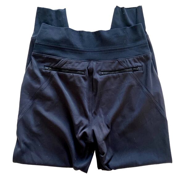 Athleta Venice High Rise Athletic Casual Jogger Pants Black 27.5" Size Small - Picture 7 of 12